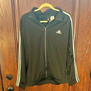 Black Adidas Zip-Up Track Jacket - Women’s